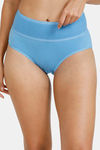 Zivame Anti-Microbial High Rise 3/4th Coverage Tummy Tucker Hipster Panty (Pack of 2) - Multicolor — thumbnail 2